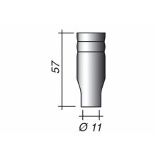 Hubica zúžená (Ø 11) pre horák ERGOPLUS 25