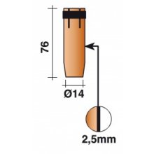 Hubica (Ø 14) pre horáky ERGOPLUS 26, 400, 500