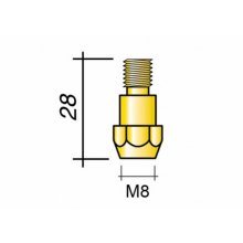 Držiak špičky M8/28 pre horák ERGOPLUS 36