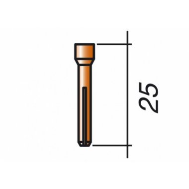 Klieština - dĺžka 25 mm (Ø 2,4) pre ERGOTIG 9-20-25