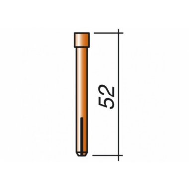Klieština - dĺžka 52 mm (Ø 2,4) so sitkom pre ERGOTIG 17-18-26